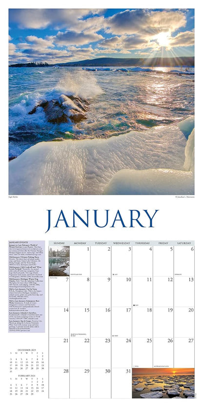Michigan 2024 12 X 12 Wall Calendar