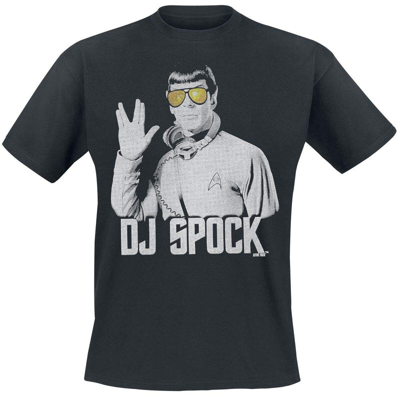 Star Trek DJ Spock T-Shirt Black XXL Black