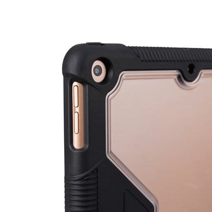 Techair Classic Essential - Flip Cover For Tablet - Rugged - Stand Folio - Silicone, Polycarbonate - Black - 10.2`` - For