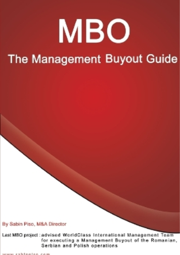 Mbo - Management Buyout Guide