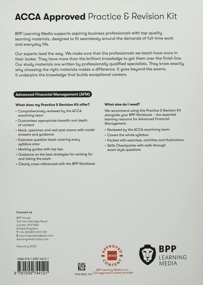ACCA Advanced Financial Management