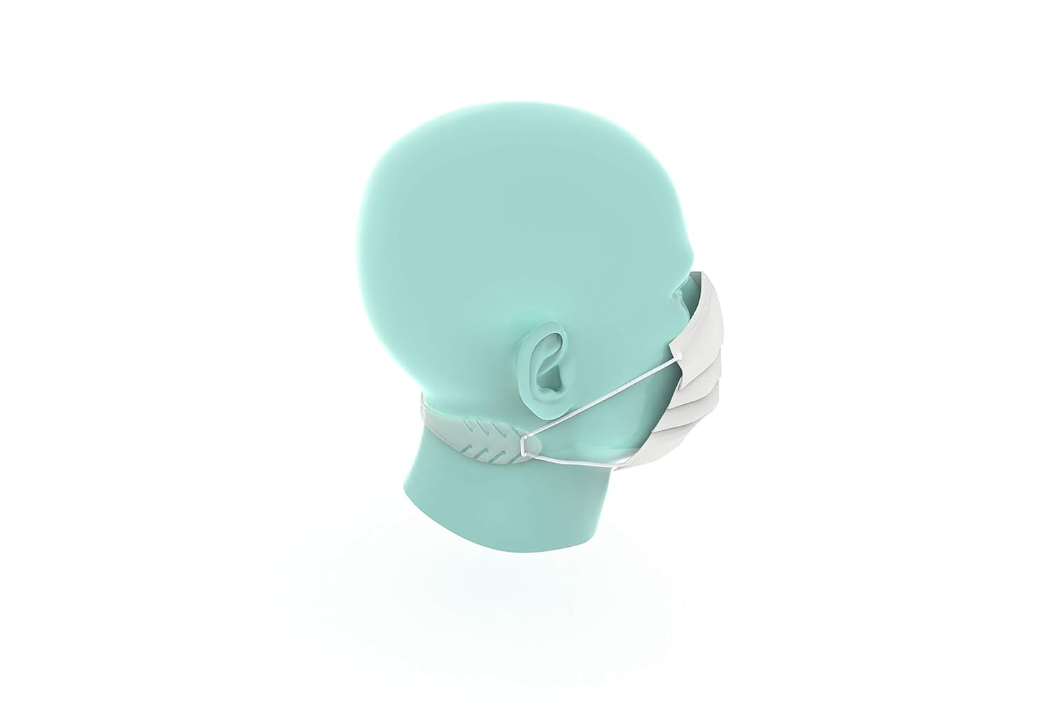 RENZ Mask Holder – Carrying Aid for Mouth Nose Protection – 3 x Mask Hooks Ear Protectors Ear Hooks Ear Protectors for Face Masks