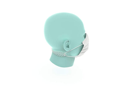 RENZ Mask Holder – Carrying Aid for Mouth Nose Protection – 3 x Mask Hooks Ear Protectors Ear Hooks Ear Protectors for Face Masks