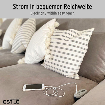 brennenstuhl estilo 1-fach Steckdosenleiste 3,0 m
