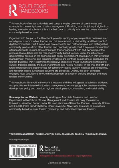 The Routledge Handbook of Community Based Tourism Management