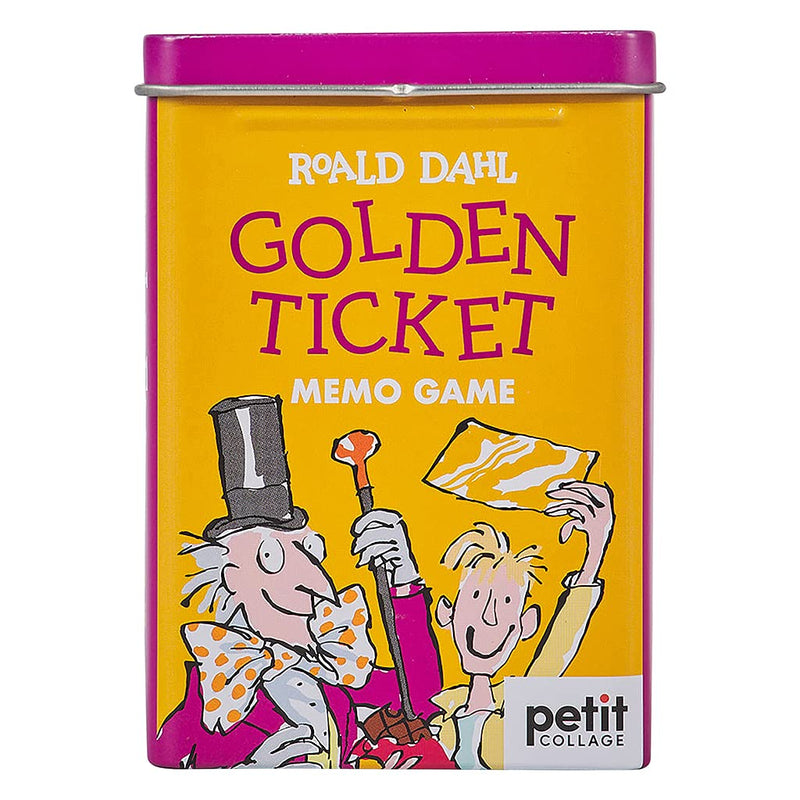 Petit Collage - Roald Dahl Golden Ticket Memo Game