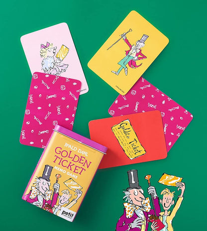 Petit Collage - Roald Dahl Golden Ticket Memo Game