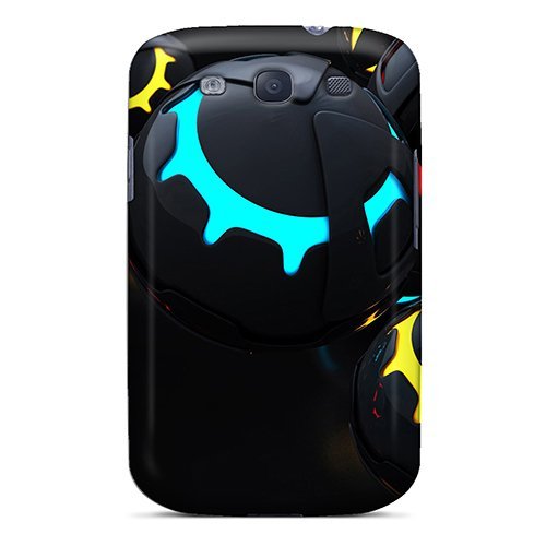 Fantasy art DaMMeke XnuRweK2476mqFal Protective Case For Galaxy S3(3d Balls)