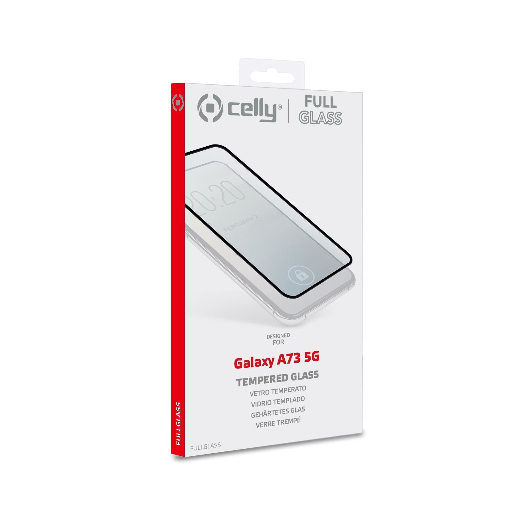 Full Glass Galaxy A73 5G Black