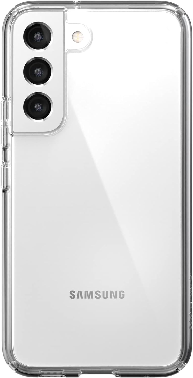 Speck Products Presidio Perfect Clear Samsung Galaxy S22 Case, Clear/Clear Presidio Perfect Clear Clear