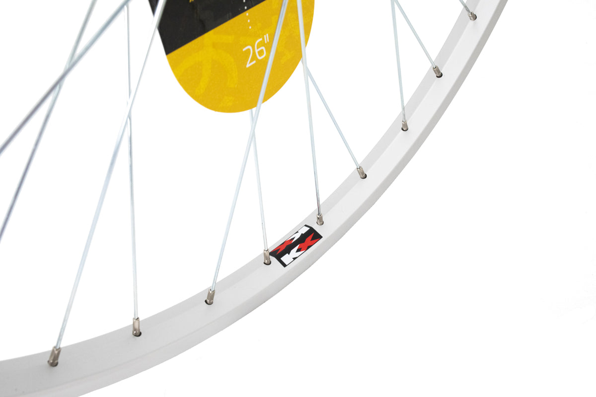 KX MTB 26" Singlewall Q/R Wheel Rim Brake (Front) - Silver