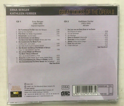 Great Voices Of The Opera 2 Primadonnas