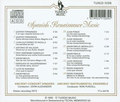 Spanish Renaissance Music