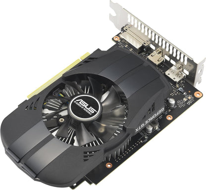 ASUS Phoenix NVIDIA GeForce GTX 1630 Graphics Card (PCIe 3.0, 4GB GDDR6 memory, HDMI 2.0b, DisplayPort 1.4a, DVI-D, IP5X Dust Resistance, Auto-Extreme) PHOENIX GTX1630 4GB EVO