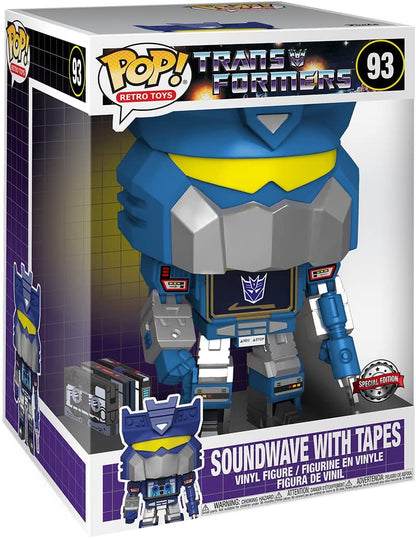 POP! Retro Toys Transformers 93 Soundwave with Tapes 10" Special Edition