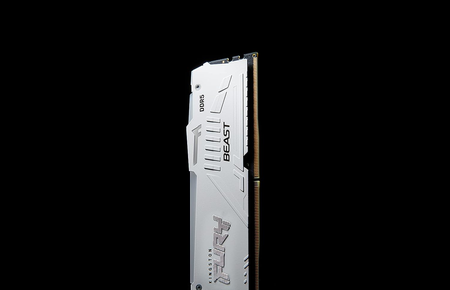 Kingston Fury Beast White RGB 16GB 5600MT/s CL36 DDR5 Expo DIMM | Infrared Syncing | Fury CTRL Software | Overclocking | Plug N Play | AMD Expo | Single Module | KF556C36BWEA-16 White 5600MT/s 16GB