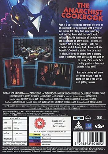 The Anarchist Cookbook (DVD)(Ex-Rental)