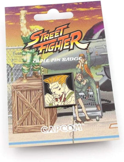 DTR Street Fighter Pin Badge Guile Pins Brooches