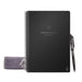 Bic - Rocketbook Fusion Executive A5 Reusable Smart Notebook 42 Multi-Format Style Pages Black 505468