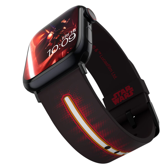 MobyFox Star Wars - Smartwatch Band – Officially Licensed (watch not included) Vader Lightsaber