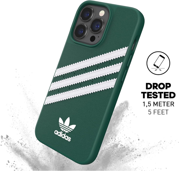 adidas Compatible with iPhone 13 Pro 6.1" Case, Original Shaped Case, Protective Case, Collegiate Green