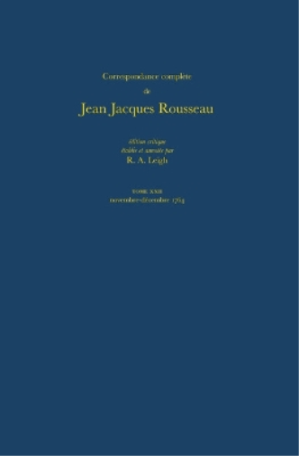 Correspondance complète de Rousseau 22