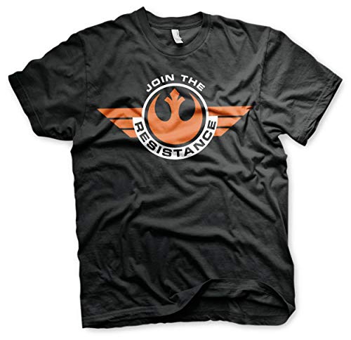 STAR WARS 7 - T-Shirt Join The Resistance Black (S