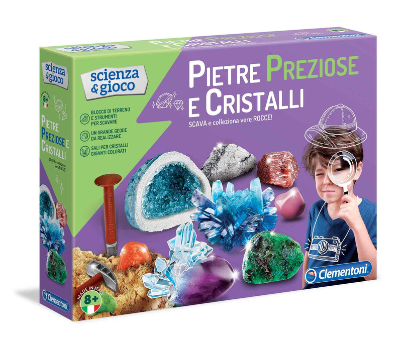 Clementoni: Scienza E Gioco - Pietre Preziose E Cristalli