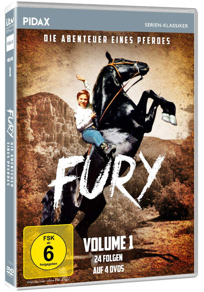 Fury - Die Abenteuer eines Pferdes, Vol. 1 / Die ersten 24 Folgen der Kultserie (Pidax Serien-Klassiker)