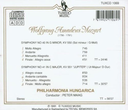 Mozart:Syms No40/41