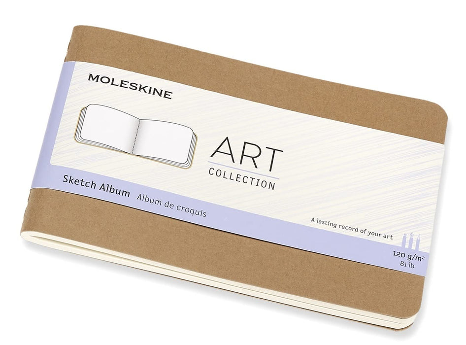 MOLESKINE ART POCKET SKETCH ALBUM KRAFT BROWN
