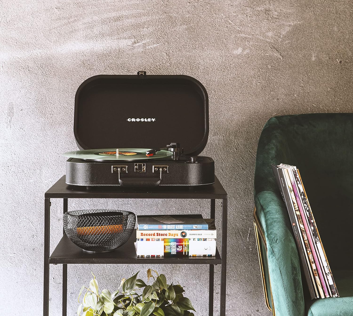 Discovery Portable Turntable Black Now W