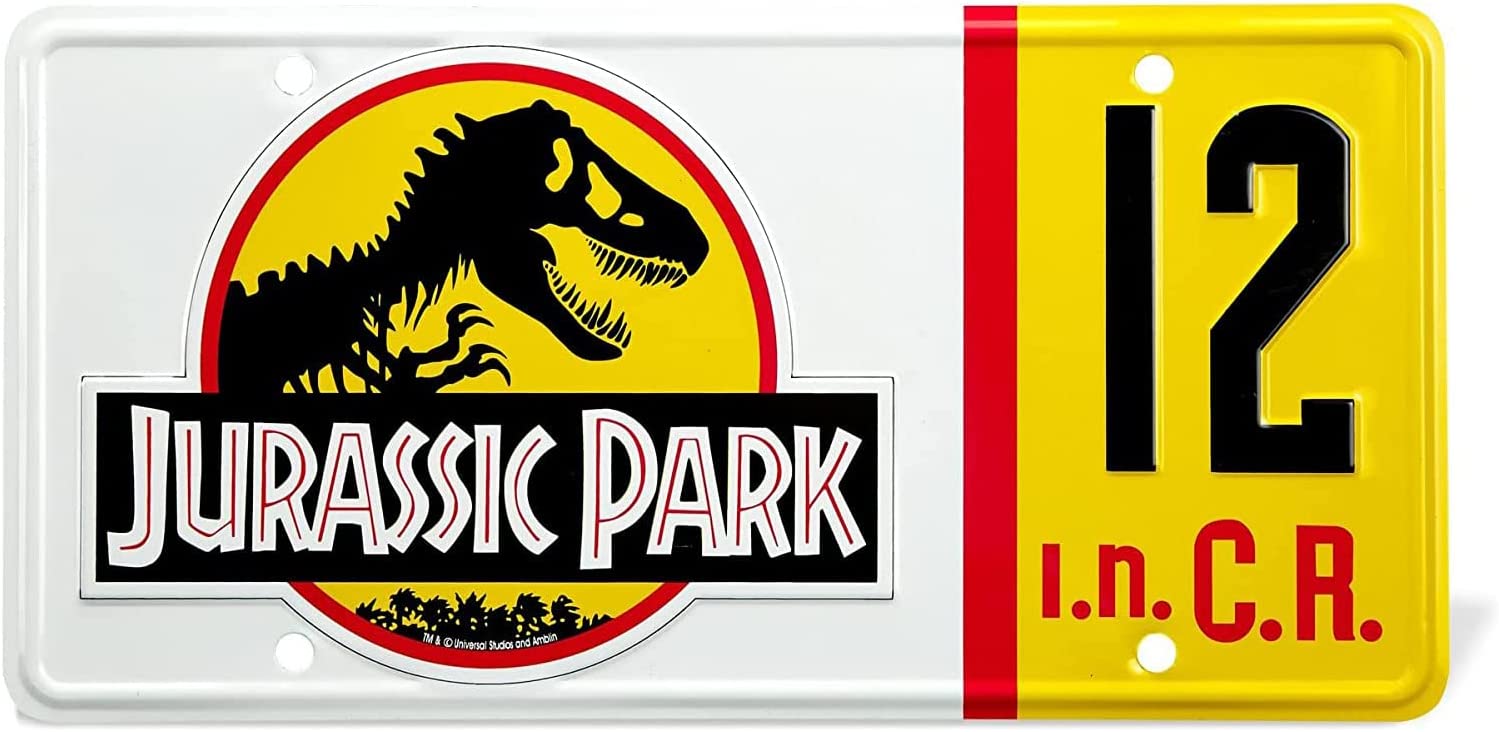 Jurassic Park Replik 1/1 Dennis Nedry Nummernschil
