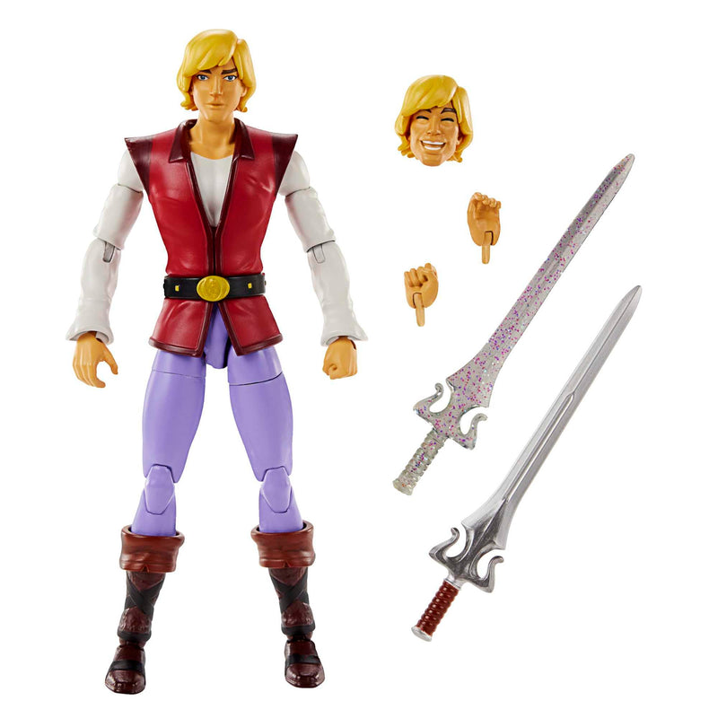 Masters of the Universe: Masterverse Action Figure Prince Adam, MOTURevelations Collectible with 30 Articulations, Sword, Swap Parts