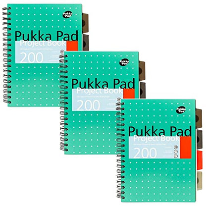 Pukka Metallic Project Book B5 Pk3