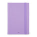 Legami - Medium Daily Diary, 12 Months, from January 2024 to December 2024, Elastic Closure, Monthly Planner January 2025, Final Pocket, Removable Address Book, 12 x 18 cm, Lavender Colour