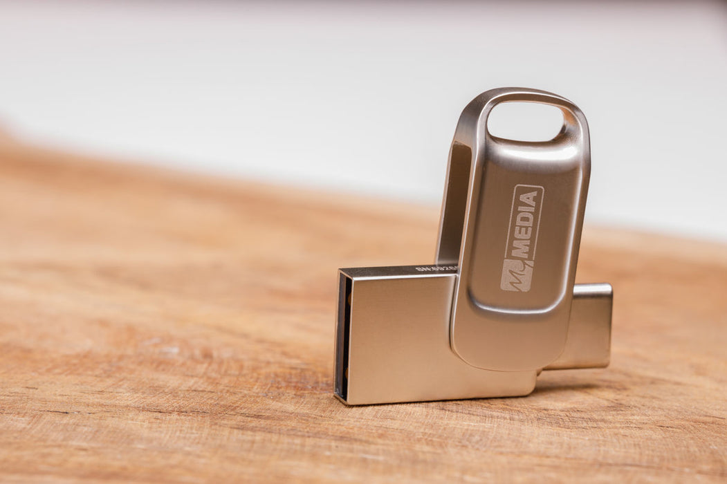 Verbatim USB 2.0 OTG Stick 16GB Type A-C My Dual Silver