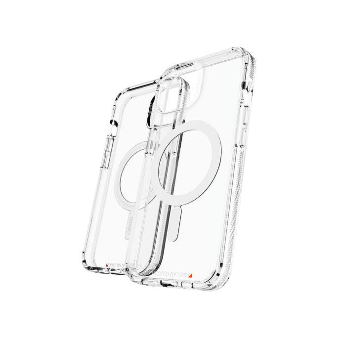 Gear4 Crystal Palace Snap - Back Cover For Mobile Phone - Magsafe Compatibility - D3O Crystalex - Clear - For Apple Ipho