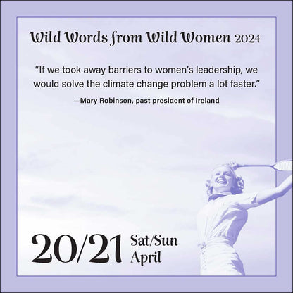 Wild Words from Wild Women 2024 Day-to-Day Calendar