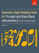 Specimen Sight-Reading Tests for Trumpet and Brass Band Instruments (Treble clef), Grades 1-5