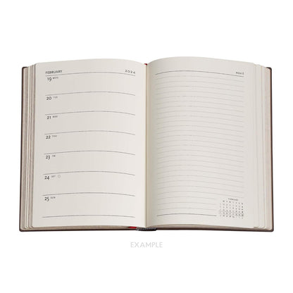 Anemone (William Kilburn) Midi Verso 12-month Dayplanner 2024