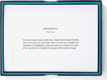 Untranslatable Words - Card Set