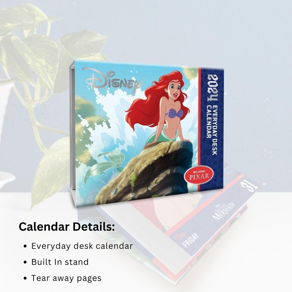 Disney Animation 2024 Desk Calendar