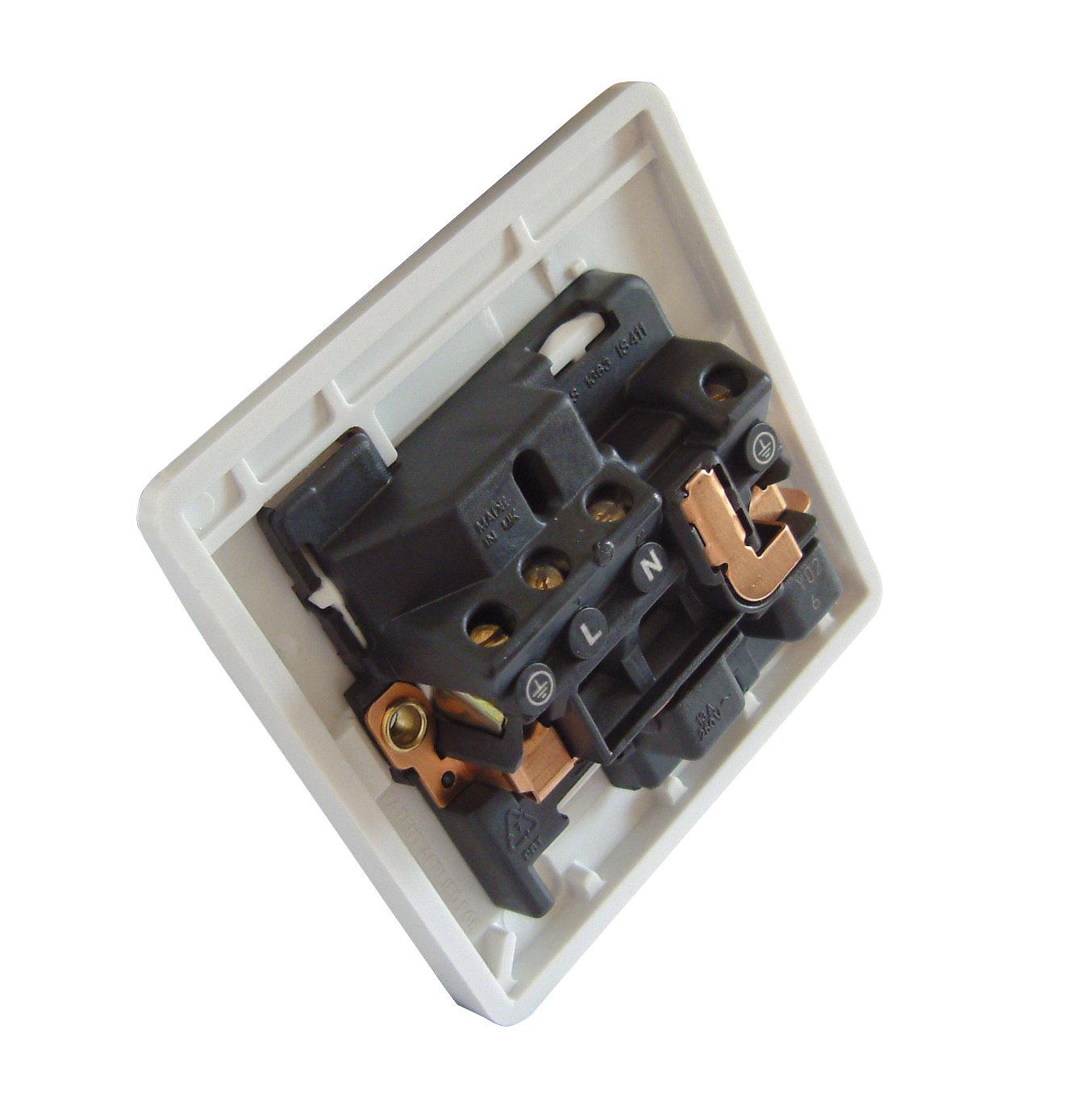 1G 13A Switch Socket Whi