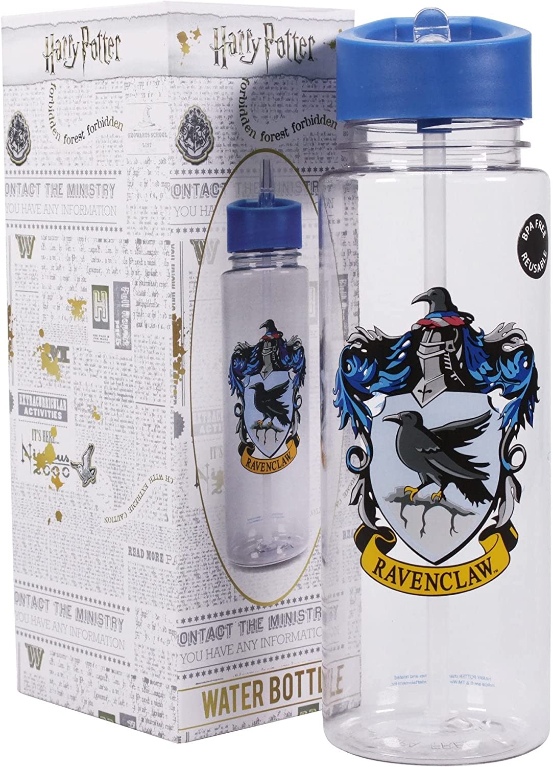 Harry Potter Water Bottle Ravenclaw Crest Half Moon Accessori Cucina