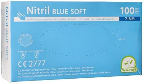 PAPSTAR unisex Einmalhandschuhe blue Soft blau Gro