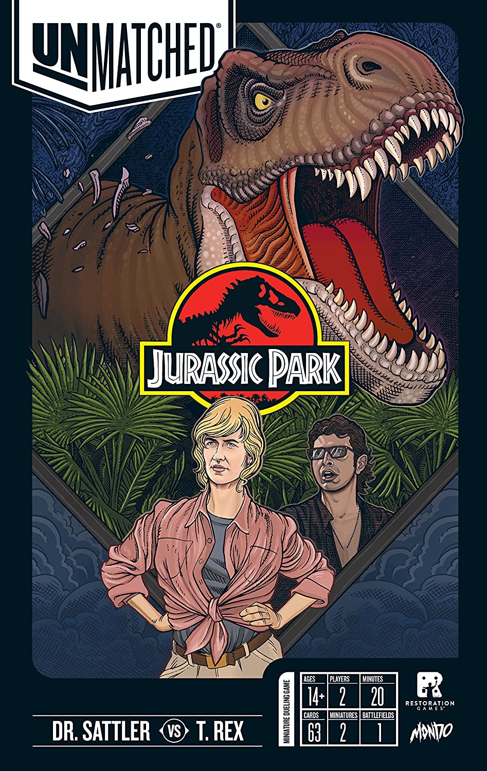 Unmatched: Jurassic Park Sattler Vs. T-Rex