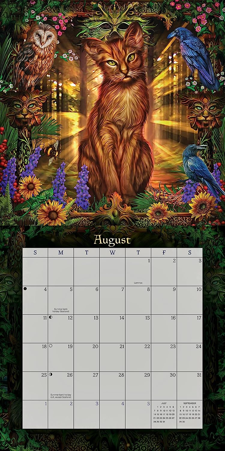 Llewellyn's 2024 Magical Mystical Cats Calendar