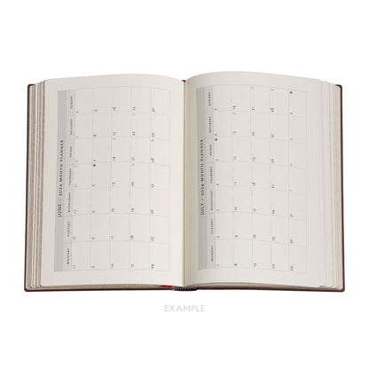 Oceania (Diamond Rosette) Midi 12-month Day-at-a-Time Dayplanner 2024