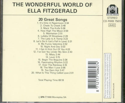 The Wonderful World of ELLA FITZGERALD - 20 Great Songs